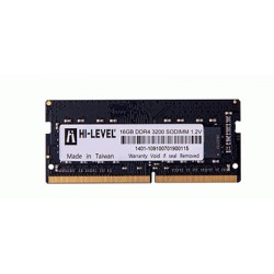 16GB DDR4 3200MHZ SODIMM 1.2V HLV-SOPC25600D4-16G HI-LEVEL